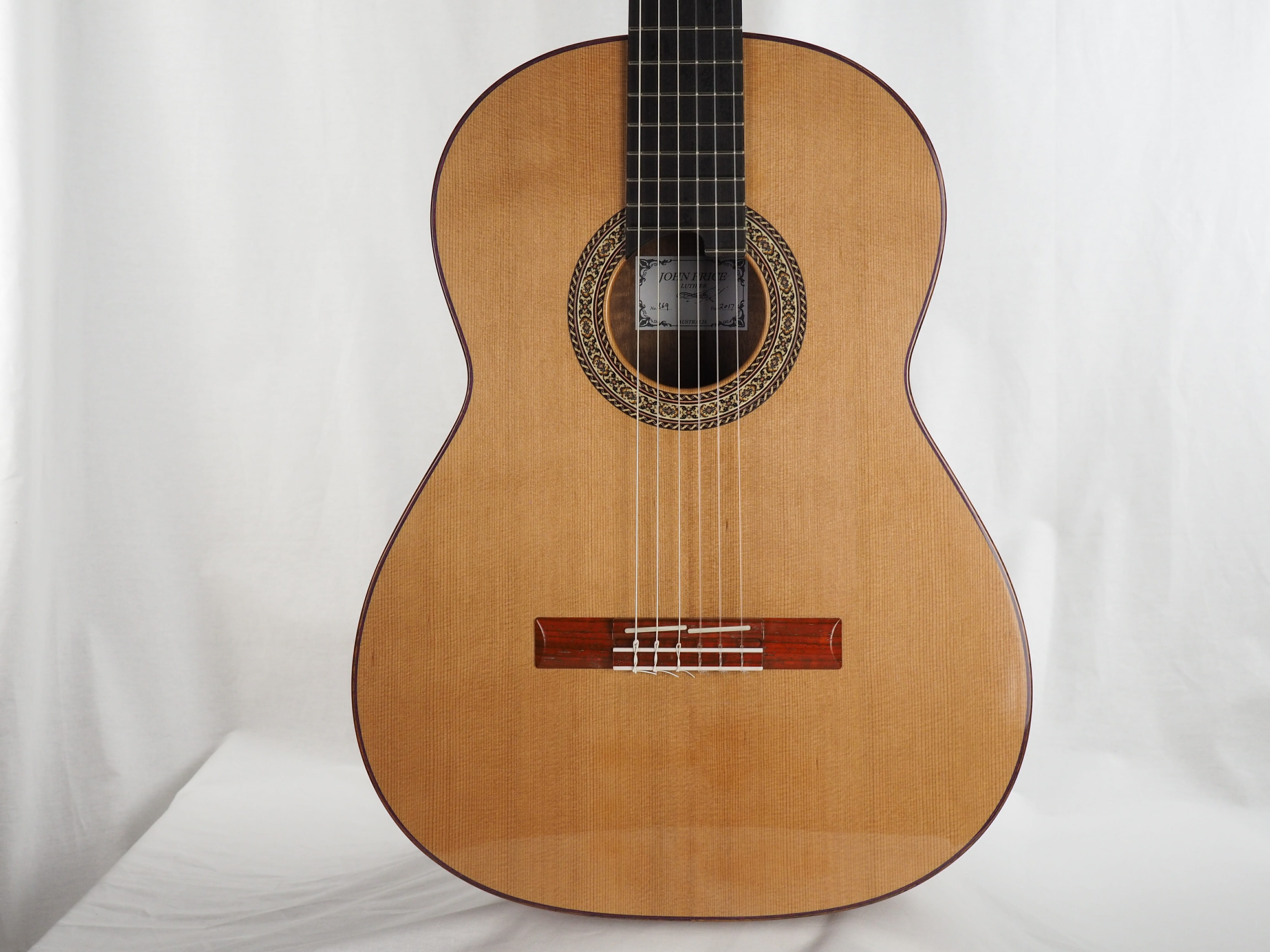 Luthier John Price No.369 concert classical guitar Classical concert